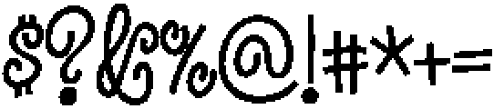 Twistleaf Regular otf (400) Font OTHER CHARS