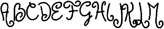 Twistleaf Regular otf (400) Font UPPERCASE