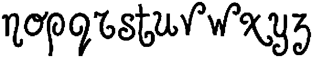 Twistleaf Regular otf (400) Font LOWERCASE