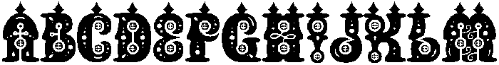Twistoria Regular otf (400) Font UPPERCASE