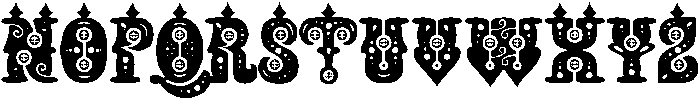 Twistoria Regular otf (400) Font LOWERCASE