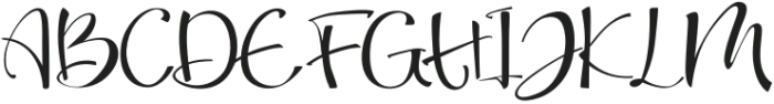 Twisty Squosh Regular otf (400) Font UPPERCASE