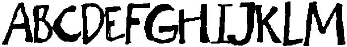 Twistype Quirky otf (400) Font UPPERCASE