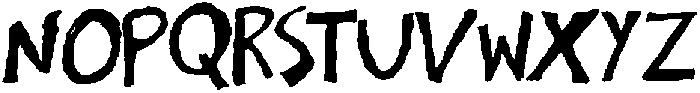 Twistype Quirky otf (400) Font UPPERCASE