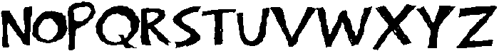 Twistype Quirky otf (400) Font LOWERCASE