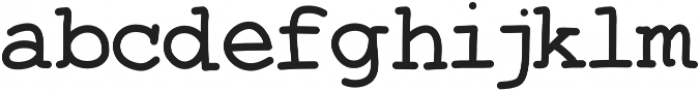 Two Fingers Courier otf (400) Font LOWERCASE
