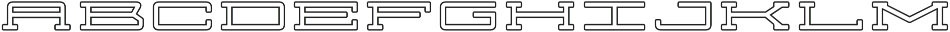 Two Letter Monogram Outline otf (400) Font LOWERCASE