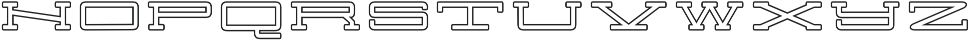 Two Letter Monogram Outline otf (400) Font LOWERCASE