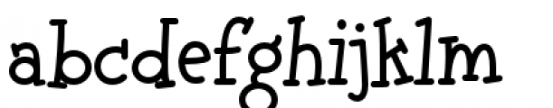 Tweedledee Bold Font LOWERCASE