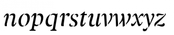 Twine Italic Font LOWERCASE