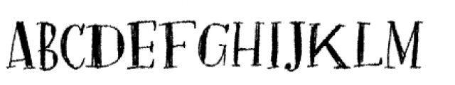 Two Fingers Bodoni Rough Font UPPERCASE