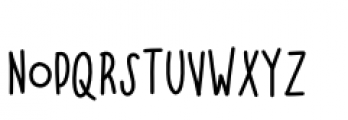 Two Fingers Skinny Font LOWERCASE