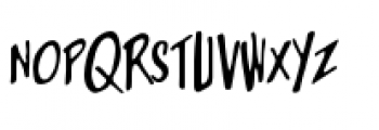 Two Fisted BB Alt Font LOWERCASE