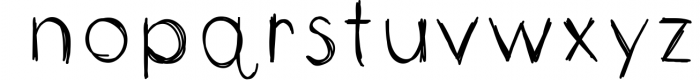 Twigs - A Handwritten Scribble Font Font LOWERCASE