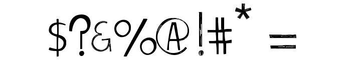 TwiggyPopScratch Font OTHER CHARS