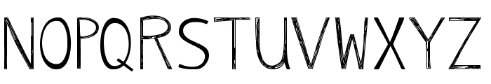TwiggyPopScratch Font UPPERCASE