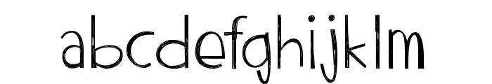TwiggyPopScratch Font LOWERCASE