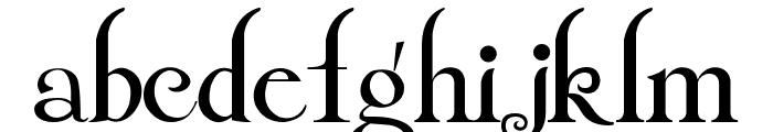 Twilight Crepuscolo italiano Font LOWERCASE