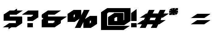 Twin Ion Bomber Font OTHER CHARS