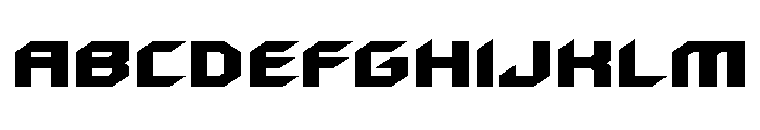 Twin Ion Bomber Font UPPERCASE