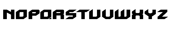 Twin Ion Bomber Font LOWERCASE