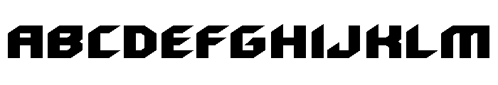 Twin Ion Fighter Font UPPERCASE
