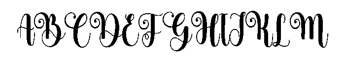 Twinkle Christmas Font UPPERCASE