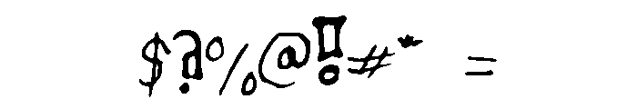 TwirlyDoodles Font OTHER CHARS
