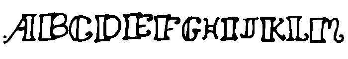 TwirlyDoodles Font UPPERCASE