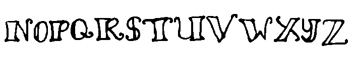 TwirlyDoodles Font UPPERCASE