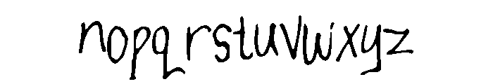 TwirlyDoodles Font LOWERCASE