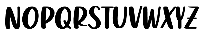 Twist Jelly Demo Font UPPERCASE