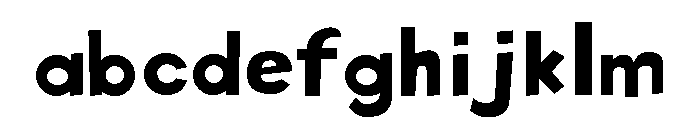 Twister Refusion Font LOWERCASE