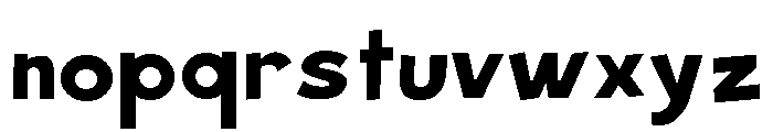 Twister Refusion Font LOWERCASE