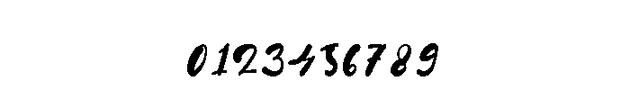 Twister Script Font OTHER CHARS