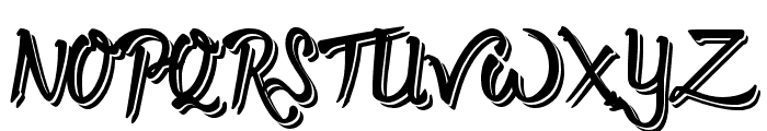 Twopath Shadow Font UPPERCASE