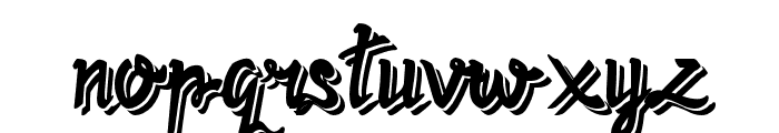 Twopath Shadow Font LOWERCASE