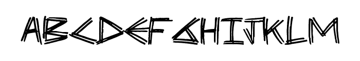 twostick Font LOWERCASE