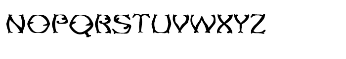 Twigglee Warped Font UPPERCASE