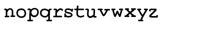 Two Fingers Courier Font LOWERCASE