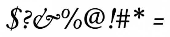 TWT Pavane Regular Italic Font OTHER CHARS