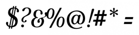 TWT Prospero Condensed Italic Font OTHER CHARS