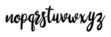 Twister Script Regular Font LOWERCASE