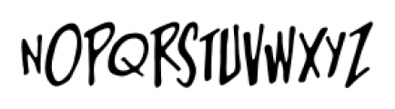 TwoFisted BB Regular Font LOWERCASE