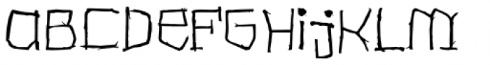 TWIGS 4 kids Andererseits DEMO Font LOWERCASE