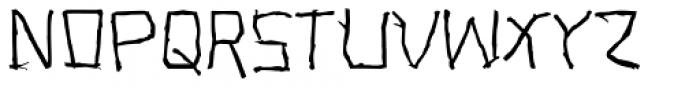 TWIGS 4 kids Andererseits DEMO Font LOWERCASE