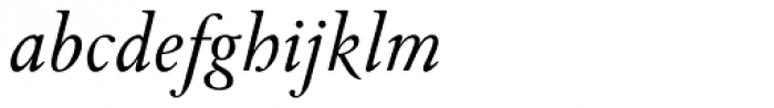 TWT Pavane Italic Font LOWERCASE