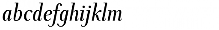 TWT Prospero Condensed Italic Font LOWERCASE