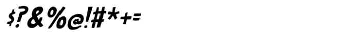 Twanzy Italic Font OTHER CHARS