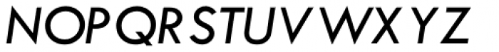 Twentieth Century Pro Medium Italic Font UPPERCASE